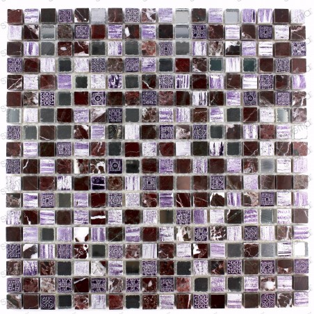Mosaico de piedra para suelo y pared de baño y ducha ADEL