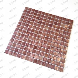 Azulejo de mosaico de vidrio para ducha y baño de piso o pared Plaza Auburn