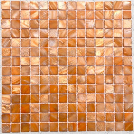 Pavimento y revestimiento para baño y ducha en nácar NACARAT ORANGE