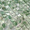 Azulejos de ducha de mosaico de nácar para la cocina y el baño NACARAT VERT